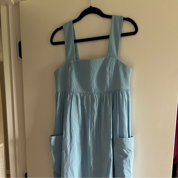 Madewell Light Blue Midi Dress - Picture 6 of 11